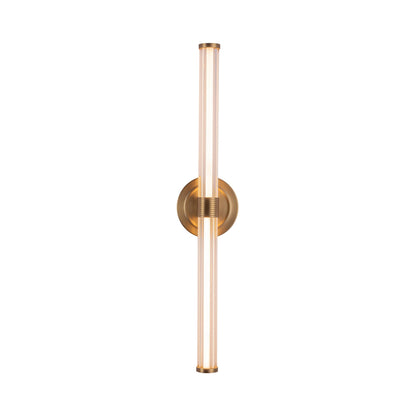 Elsie LED Bath Vanity Light in Brushed Gold.