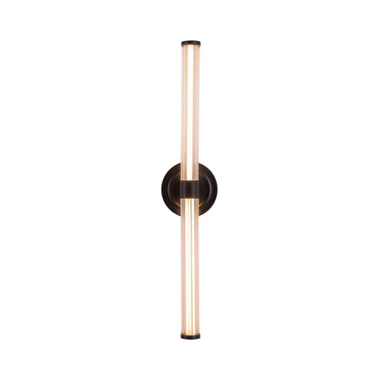 Elsie LED Bath Vanity Light in Matte Black.