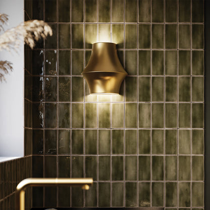 Emiko Wall Light in bathroom.