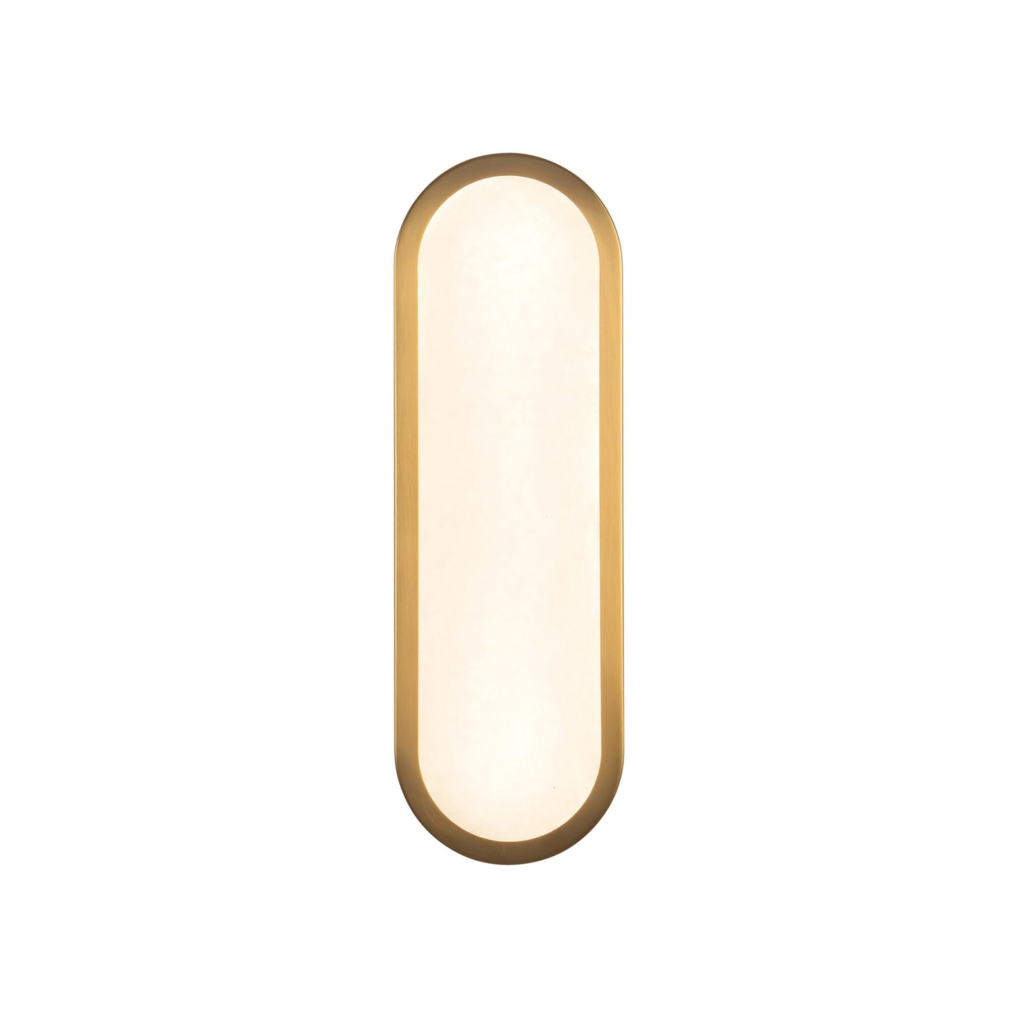 Evelyn LED Wall Light in Brushed Gold (16-Inch).