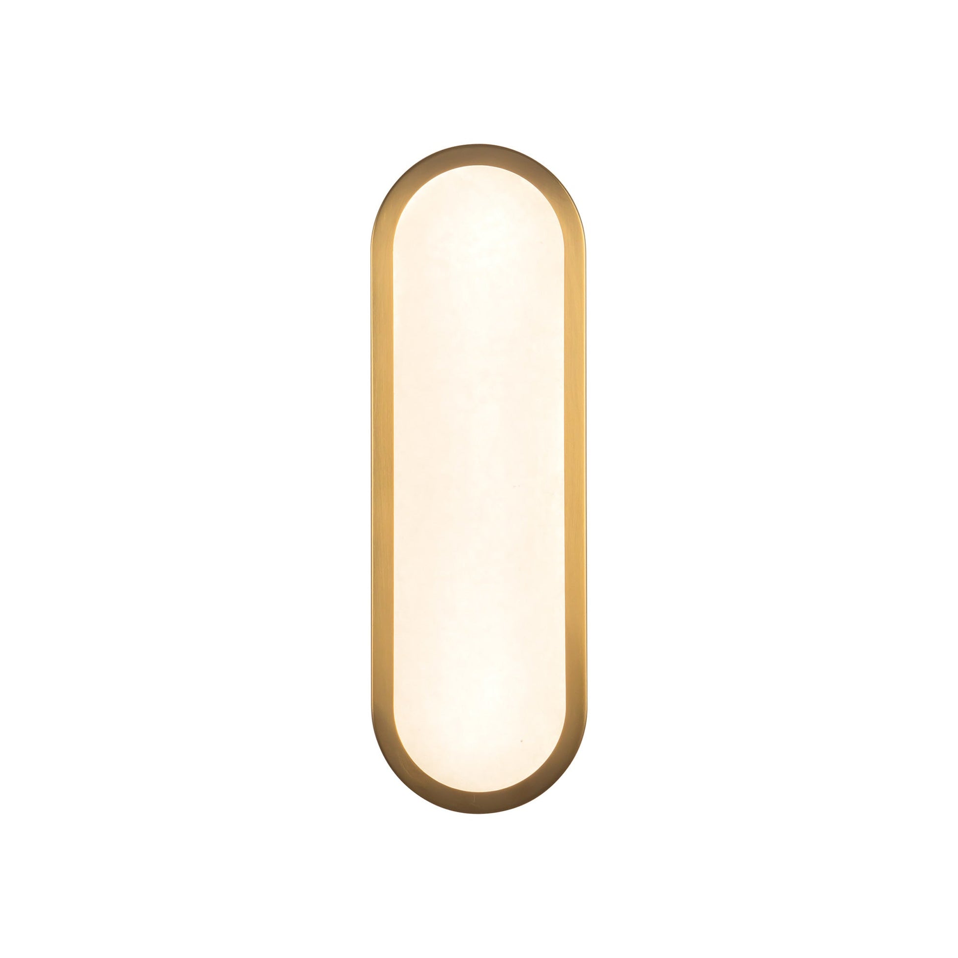 Evelyn LED Wall Light in Brushed Gold (16-Inch).