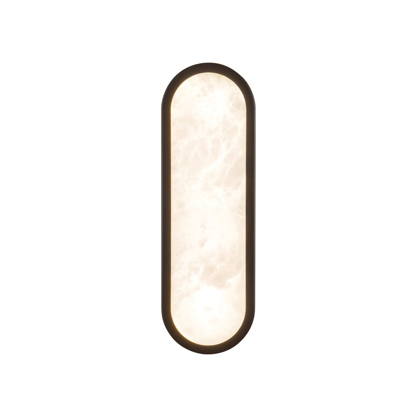 Evelyn LED Wall Light in Matte Black (16-Inch).