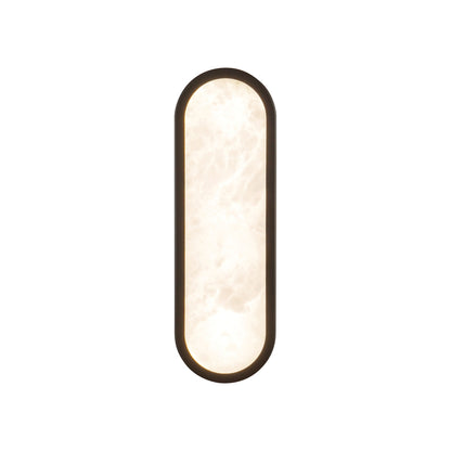 Evelyn LED Wall Light in Matte Black (16-Inch).