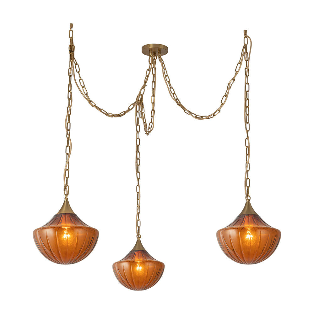 Farrah Multi Light Pendant Light in Detail.