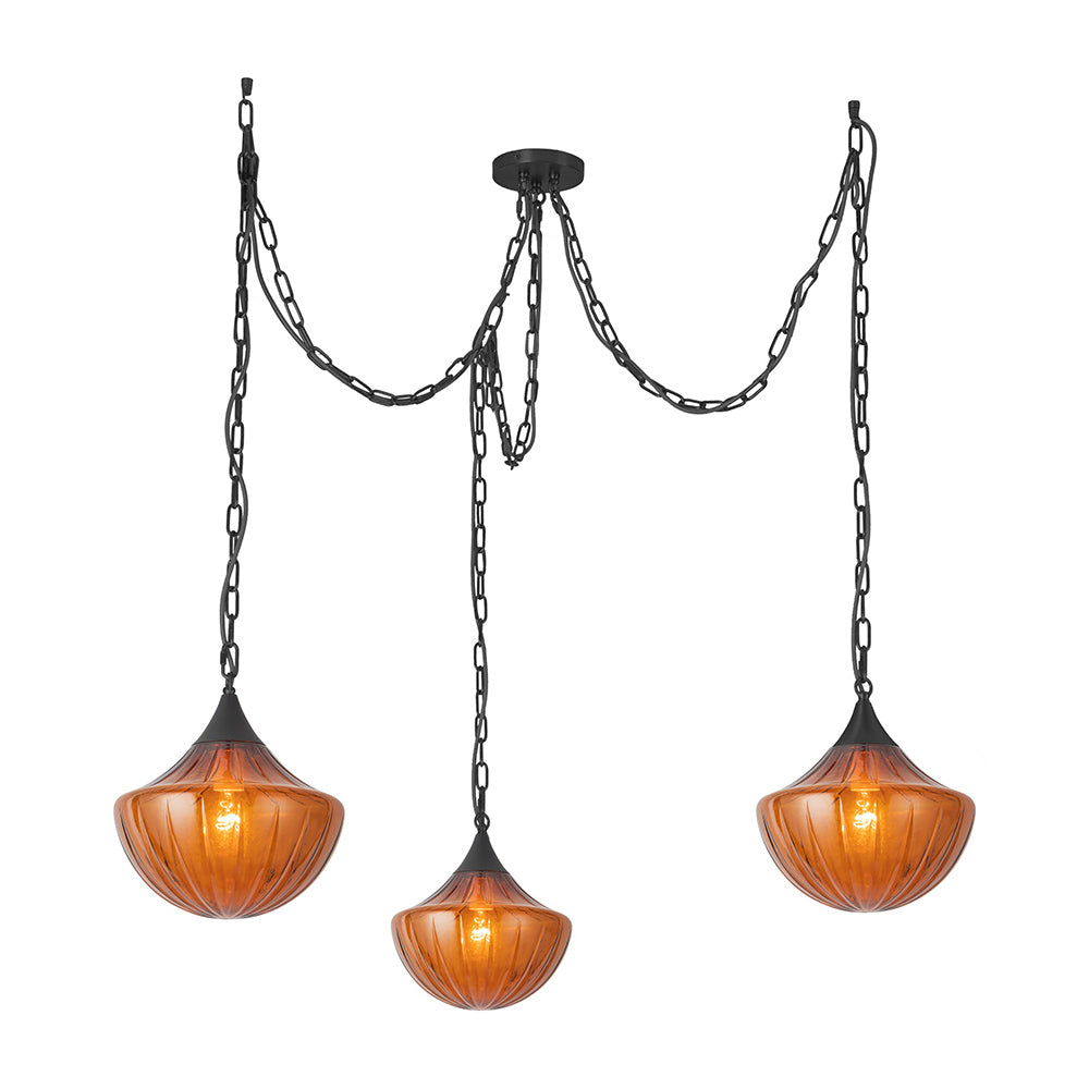 Farrah Multi Light Pendant Light in Detail.