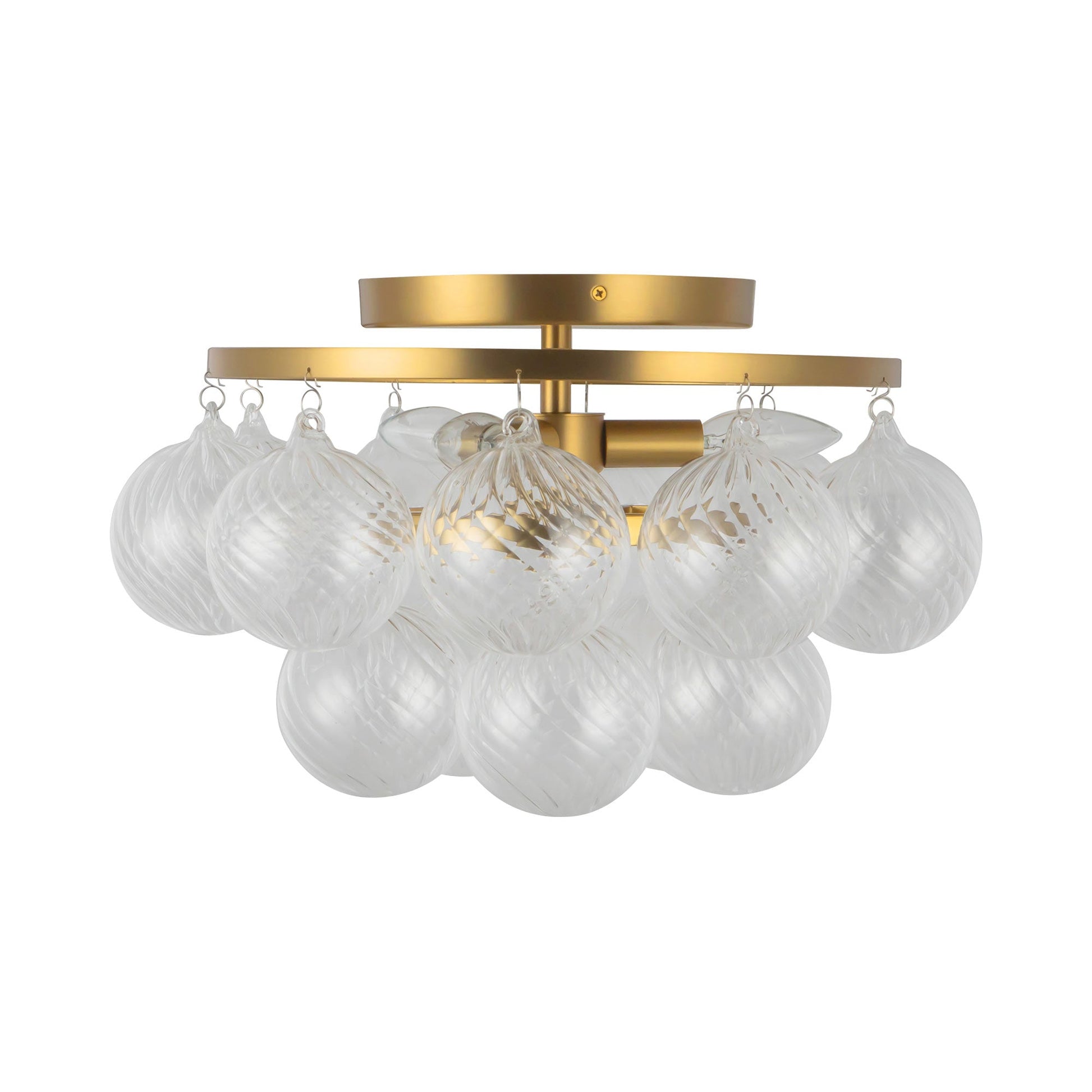 Faye Semi Flush Mount Ceiling Light in Detail.