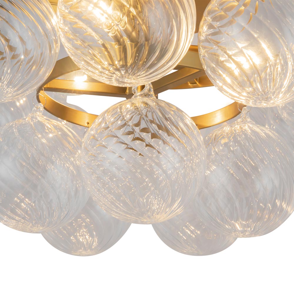Faye Semi Flush Mount Ceiling Light in Detail.