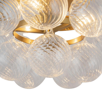 Faye Semi Flush Mount Ceiling Light in Detail.
