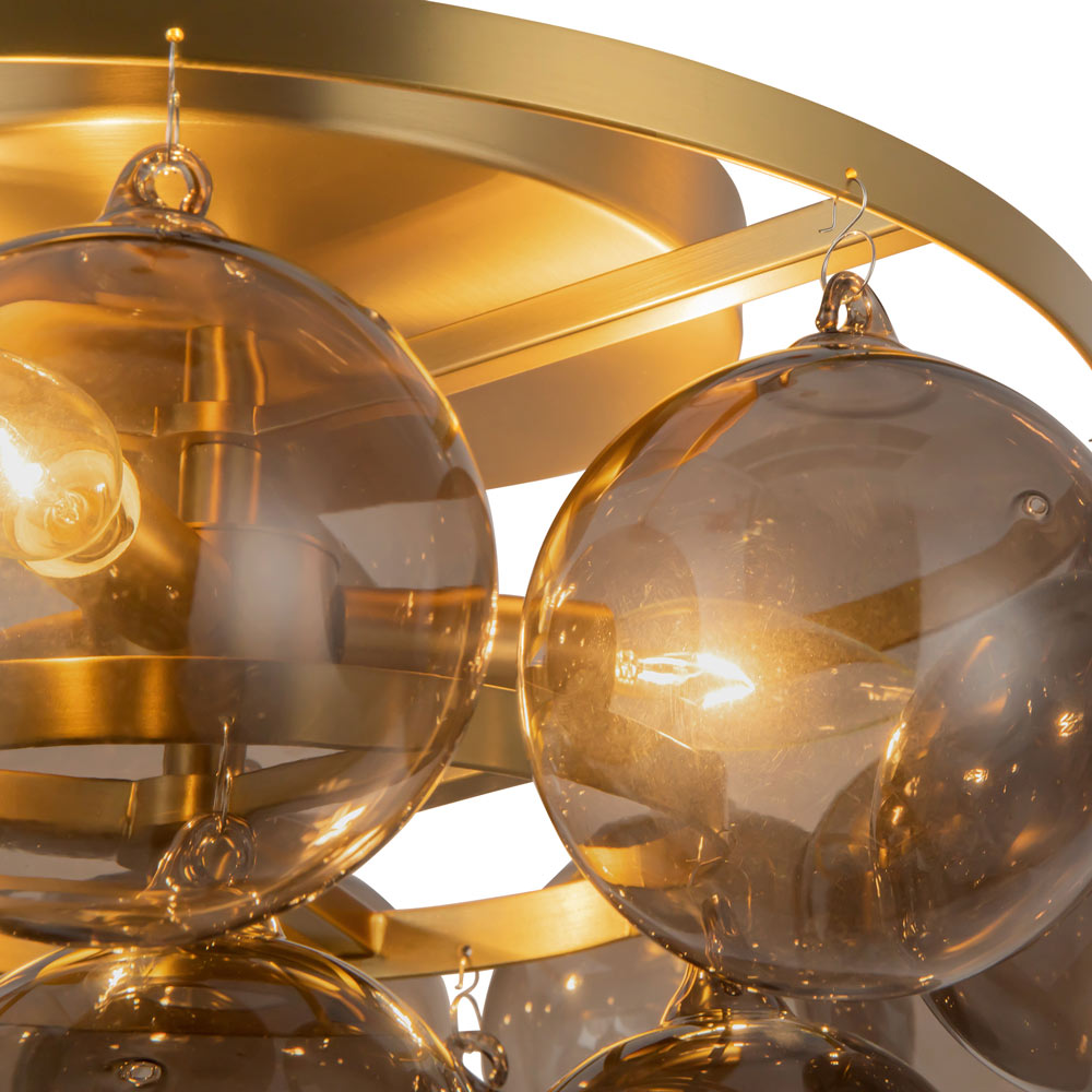 Faye Semi Flush Mount Ceiling Light in Detail.