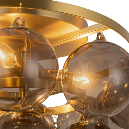 Faye Semi Flush Mount Ceiling Light in Detail.
