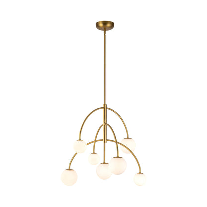 Fiona Chandelier in Brushed Gold.