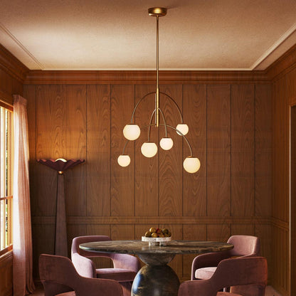Fiona Chandelier in living room.