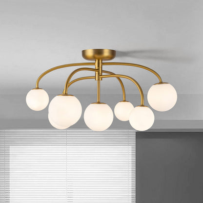 Fiona Semi Flush Mount Ceiling Light in Detail.