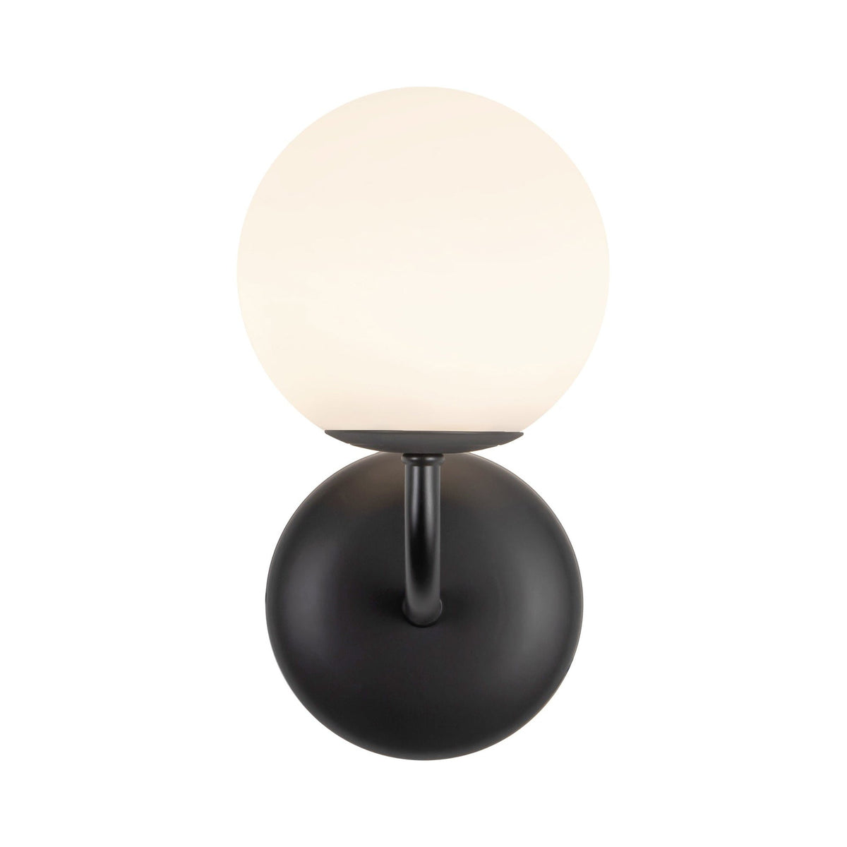 Fiona Wall Light in Matte Black (9.5-Inch).