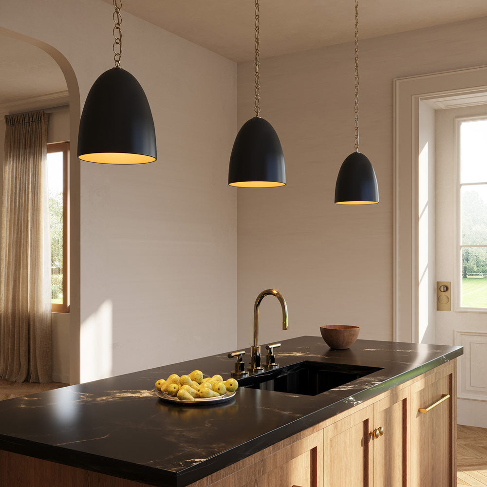 Grant Pendant Light in kitchen.
