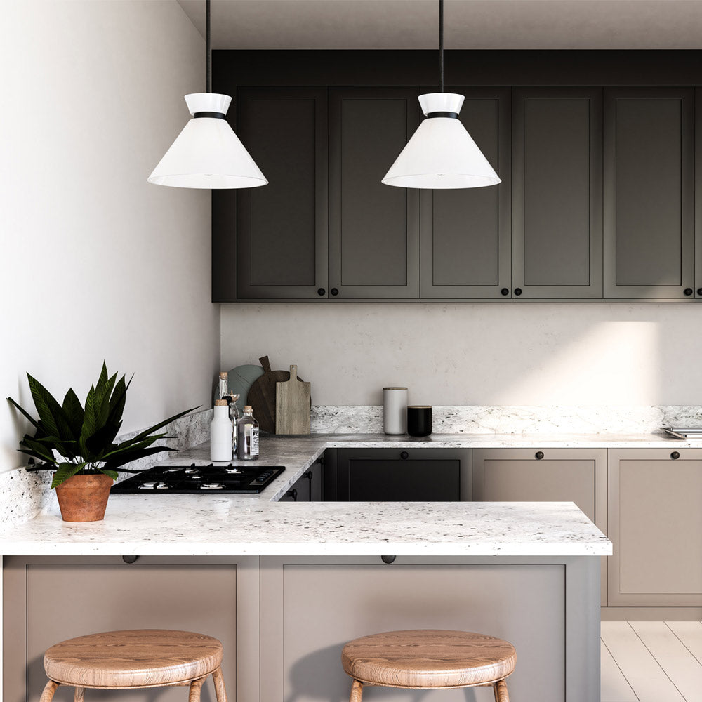 Halston Pendant Light in kitchen.