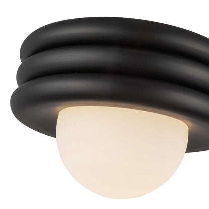 Harvey Semi Flush Mount Ceiling Light in Detail.