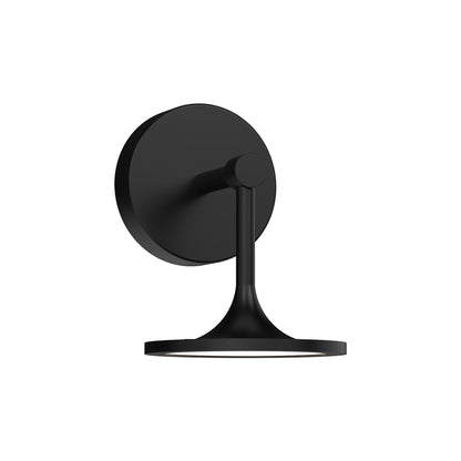 Issa LED Bath Wall Light in Matte Black.