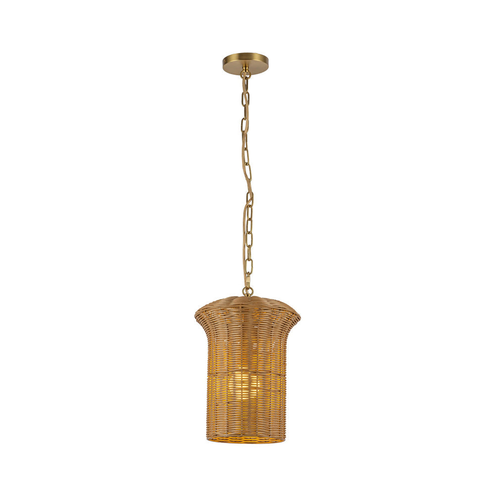 Kai Pendant Light in Brushed Gold.