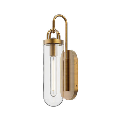 Lancaster Bath Wall Light in Aged Gold.