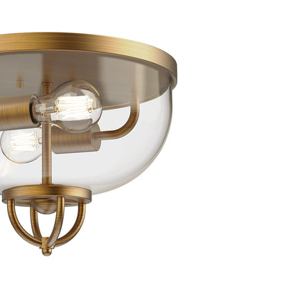 Lancaster Flush Mount Ceiling Light in Detail.