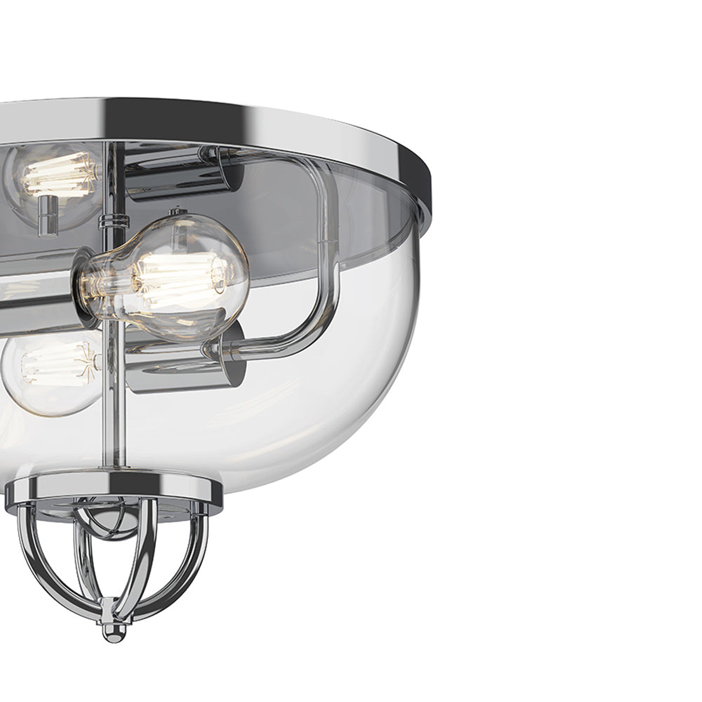 Lancaster Flush Mount Ceiling Light in Detail.