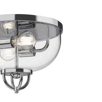 Lancaster Flush Mount Ceiling Light in Detail.