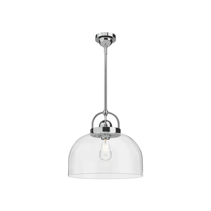 Lancaster Pendant Light in Chrome (1-Light).