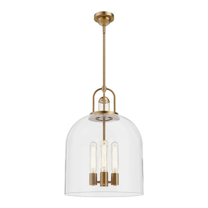 Lancaster Pendant Light in Aged Gold(4-Light).
