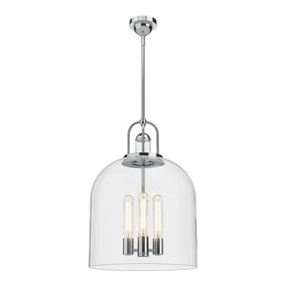 Lancaster Pendant Light in Chrome (4-Light).