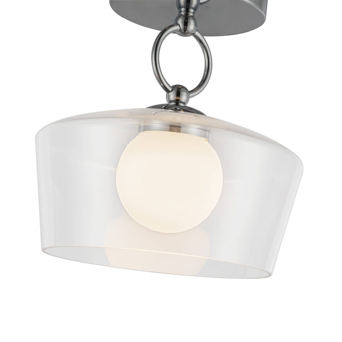 Leota LED Semi Flush Mount Ceiling Light in Detail.