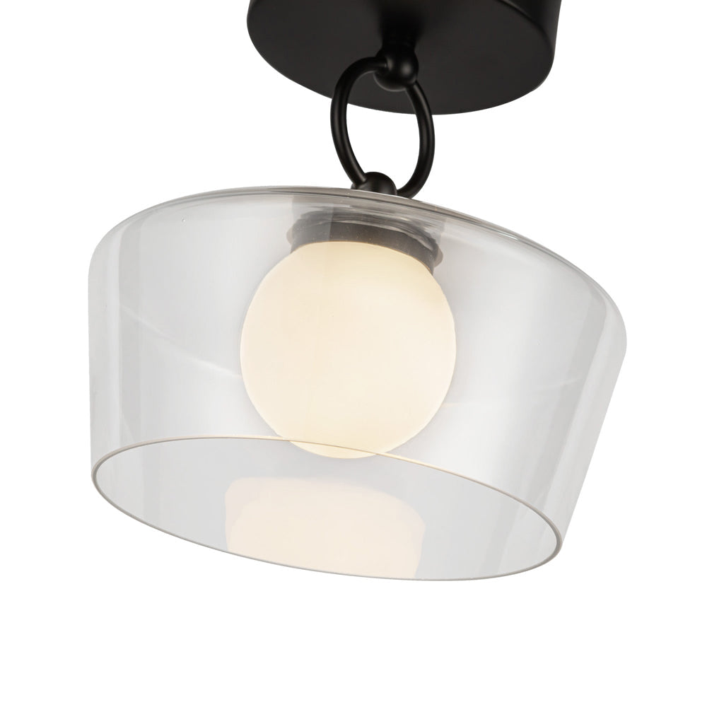 Leota LED Semi Flush Mount Ceiling Light in Detail.