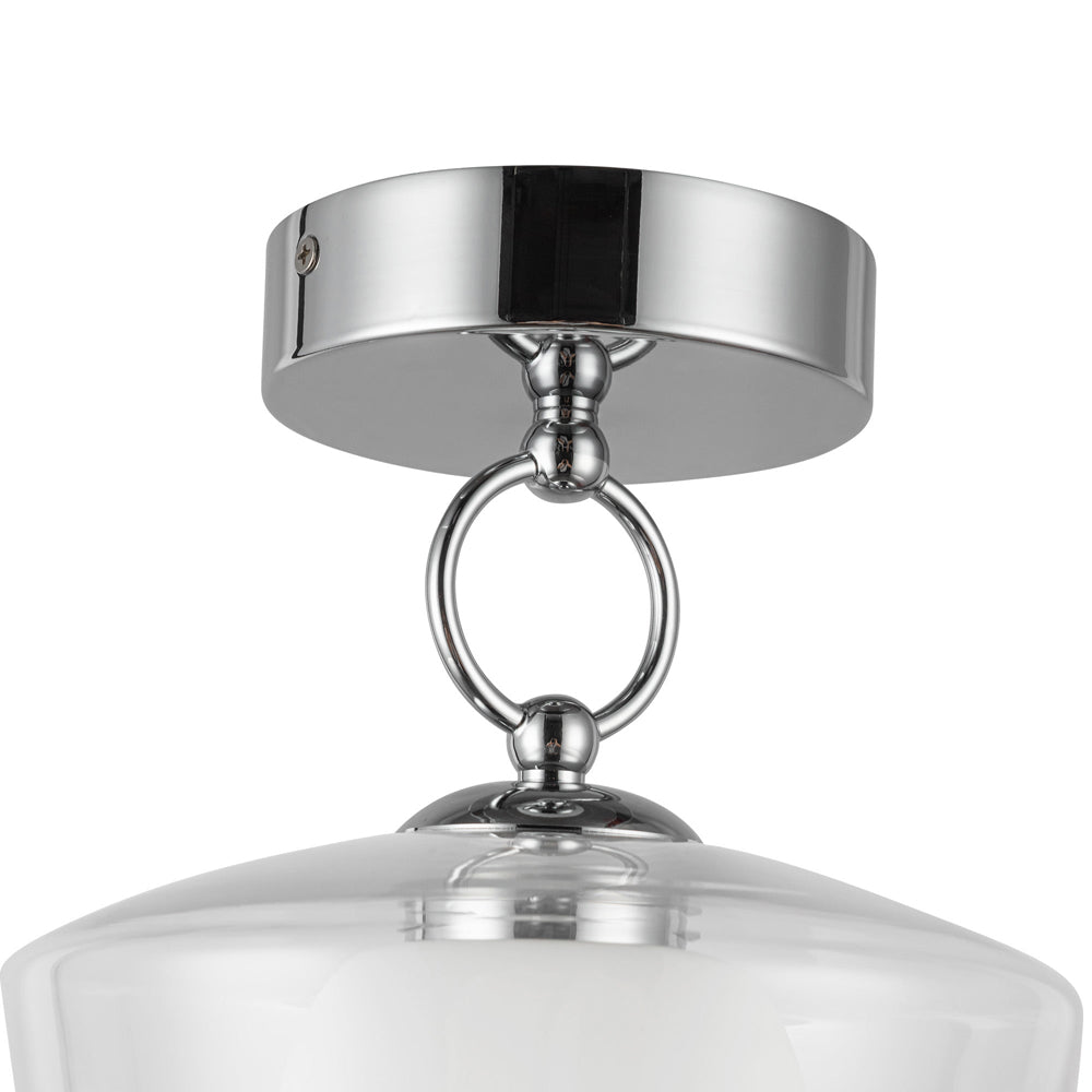 Leota LED Semi Flush Mount Ceiling Light in Detail.