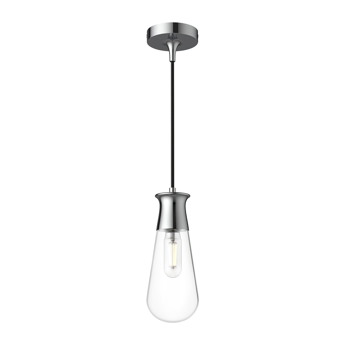 Marcel Pendant Light in Chrome (4.38-Inch).
