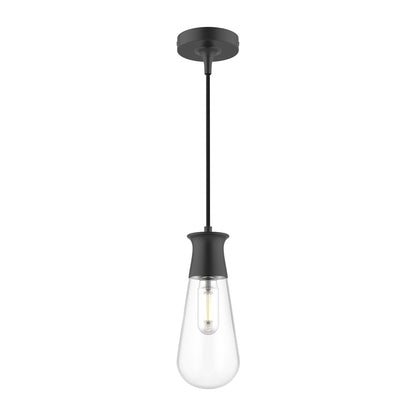 Marcel Pendant Light in Matte Black (4.38-Inch).