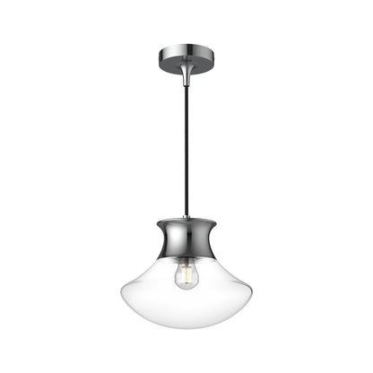 Marcel Pendant Light in Chrome (10.25-Inch).