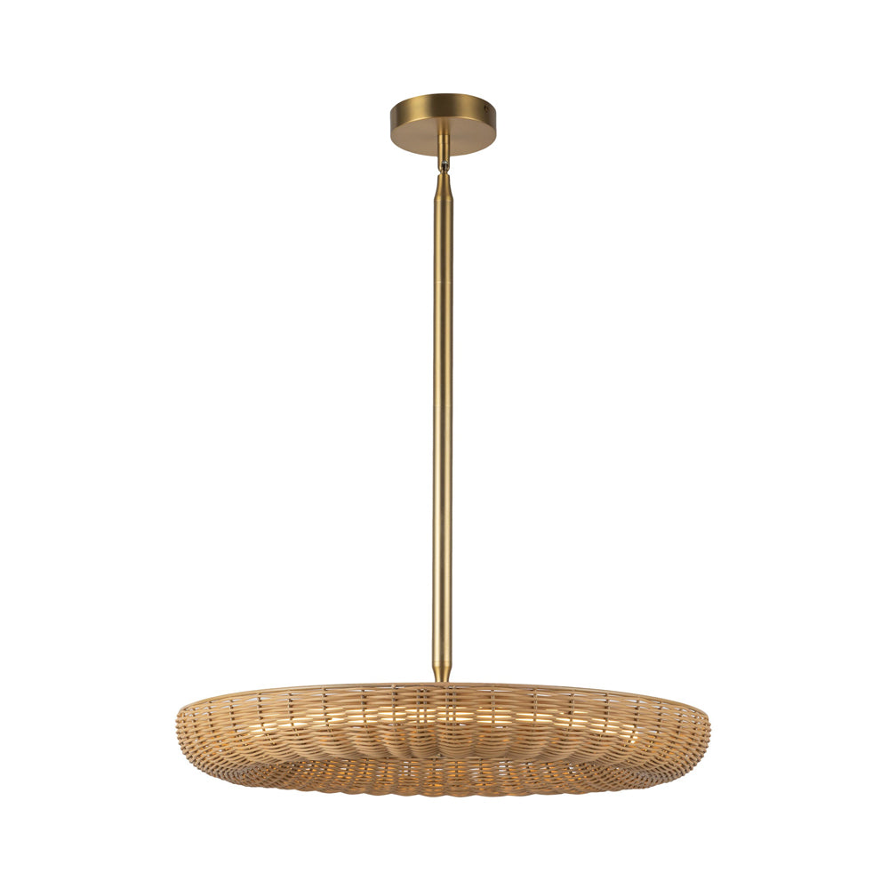 Maris LED Chandelier in Brushed Gold.