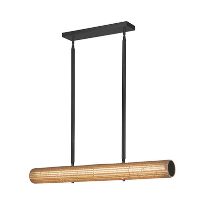Maris LED Linear Pendant Light in Matte Black.