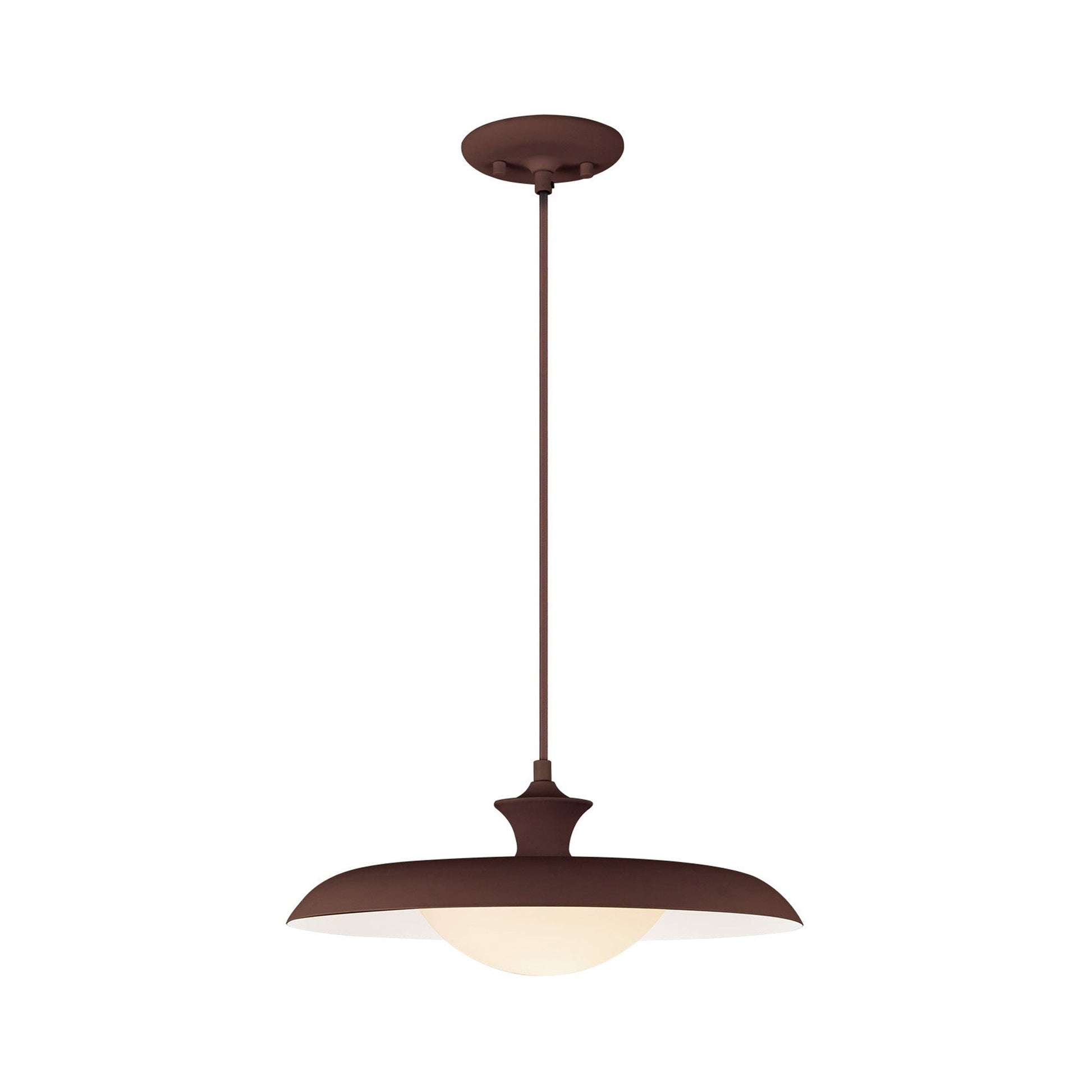 Minori Pendant Light in Burgundy.