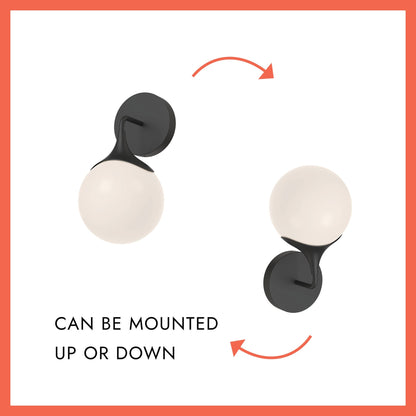 Nouveau Bath Wall Light in Detail.