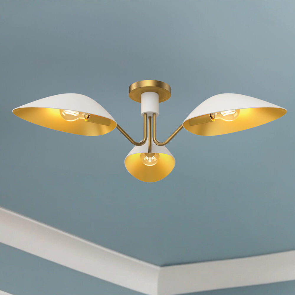 Oscar Semi Flush Mount Ceiling Light in Detail.