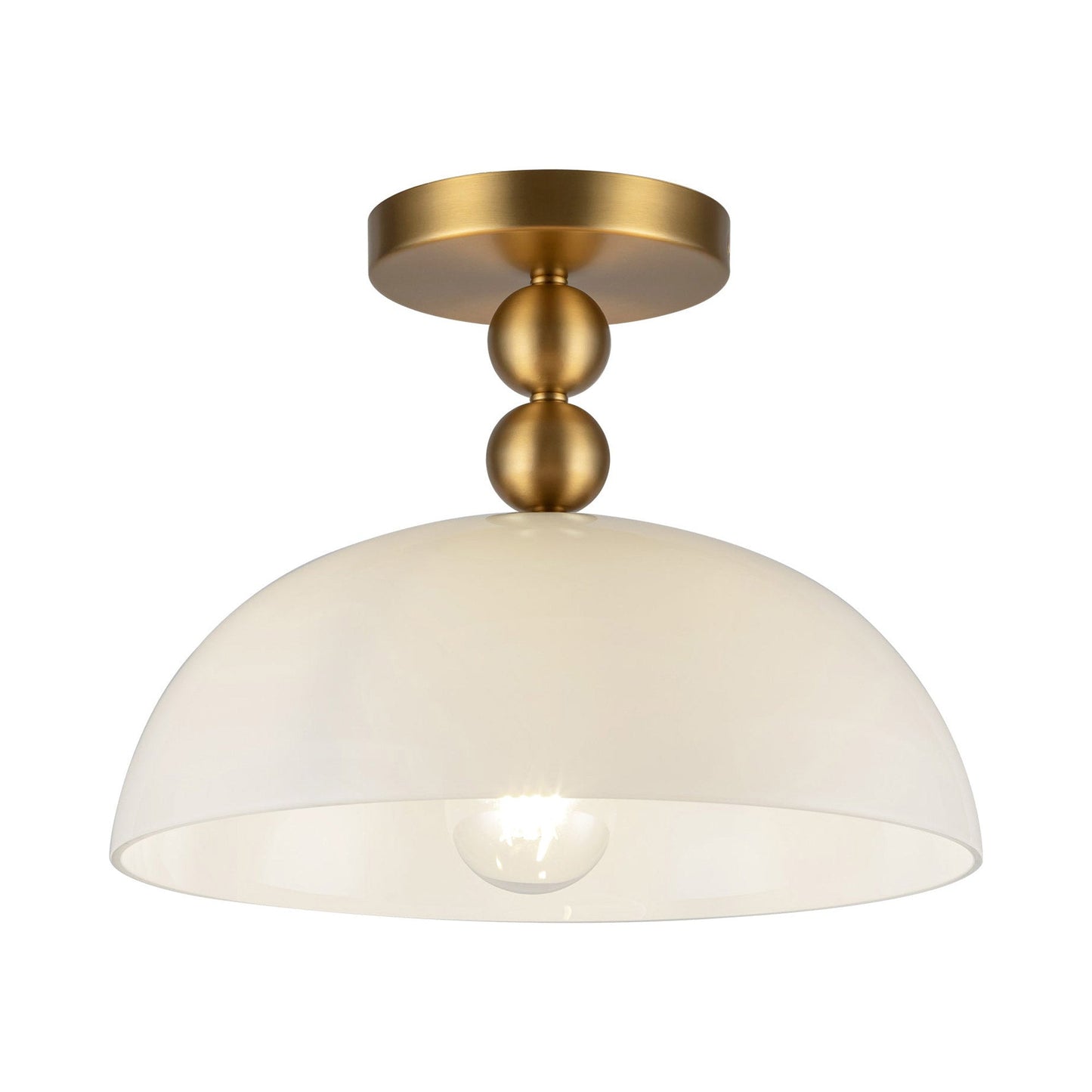 Paisley Semi Flush Mount Ceiling Light.