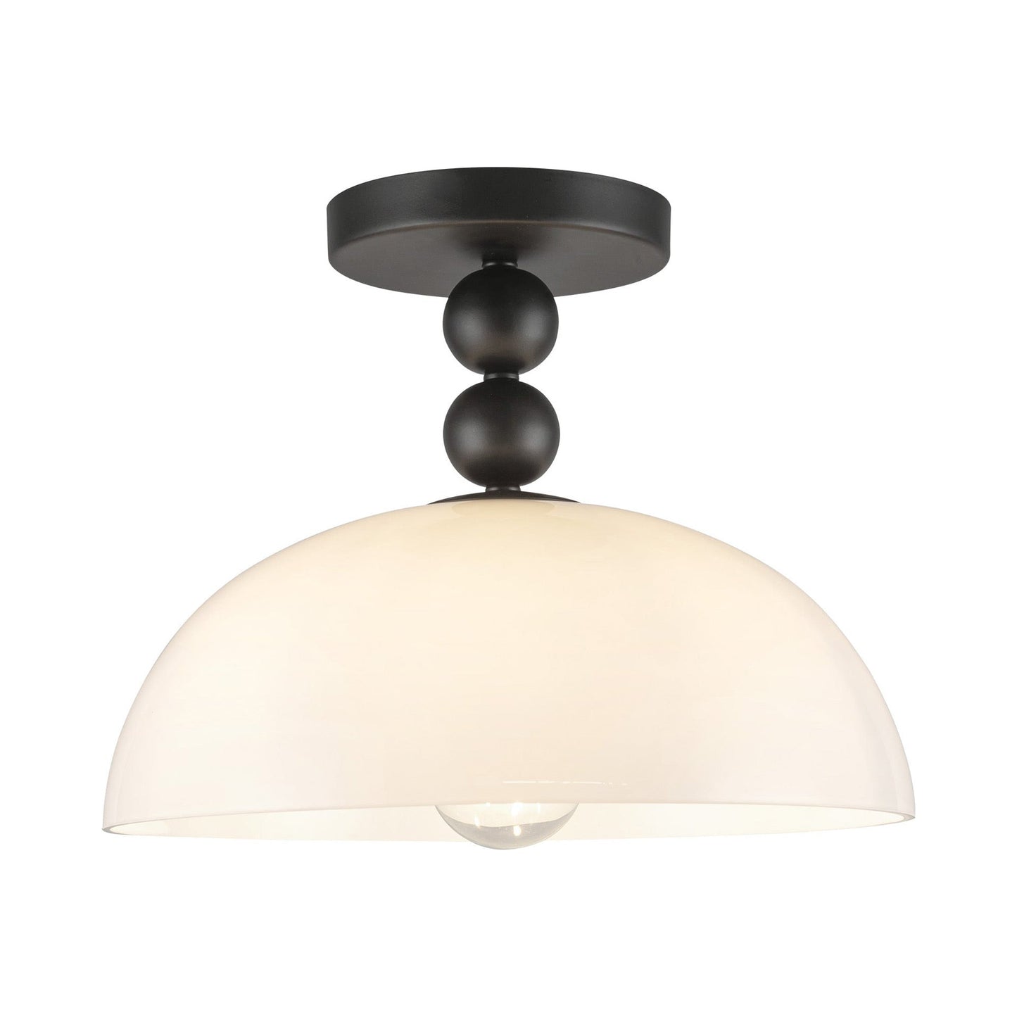 Paisley Semi Flush Mount Ceiling Light in Detail.