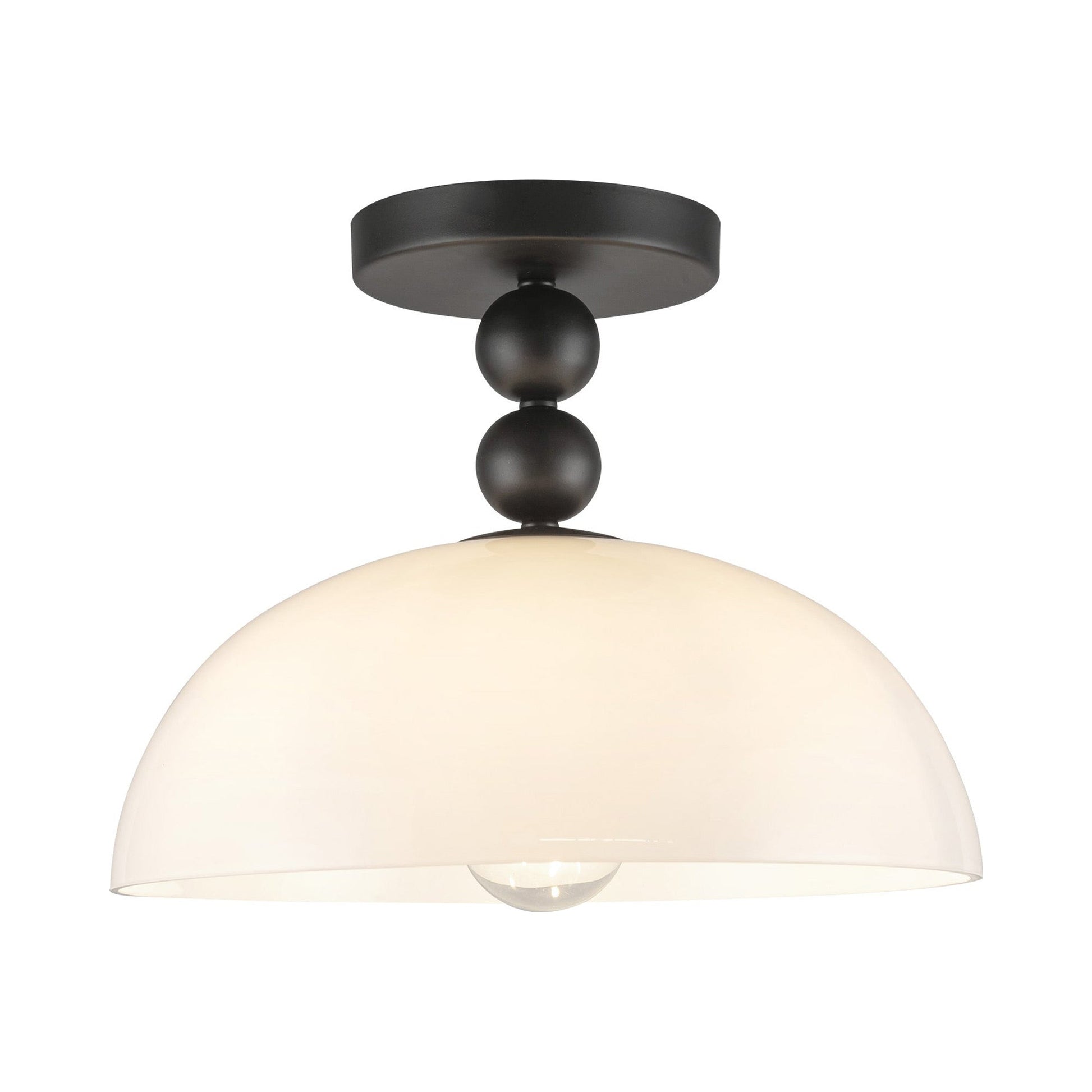 Paisley Semi Flush Mount Ceiling Light in Detail.
