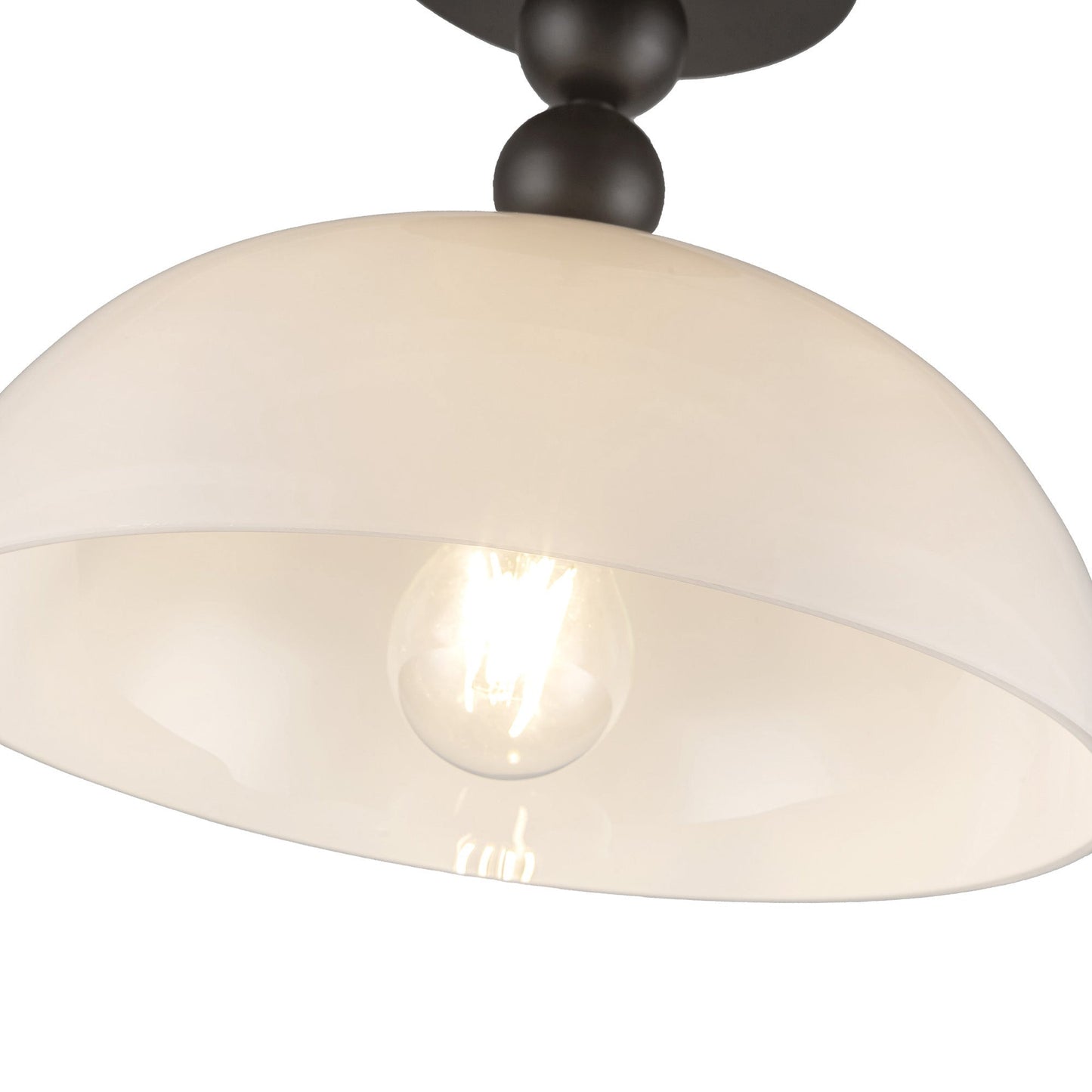 Paisley Semi Flush Mount Ceiling Light in Detail.