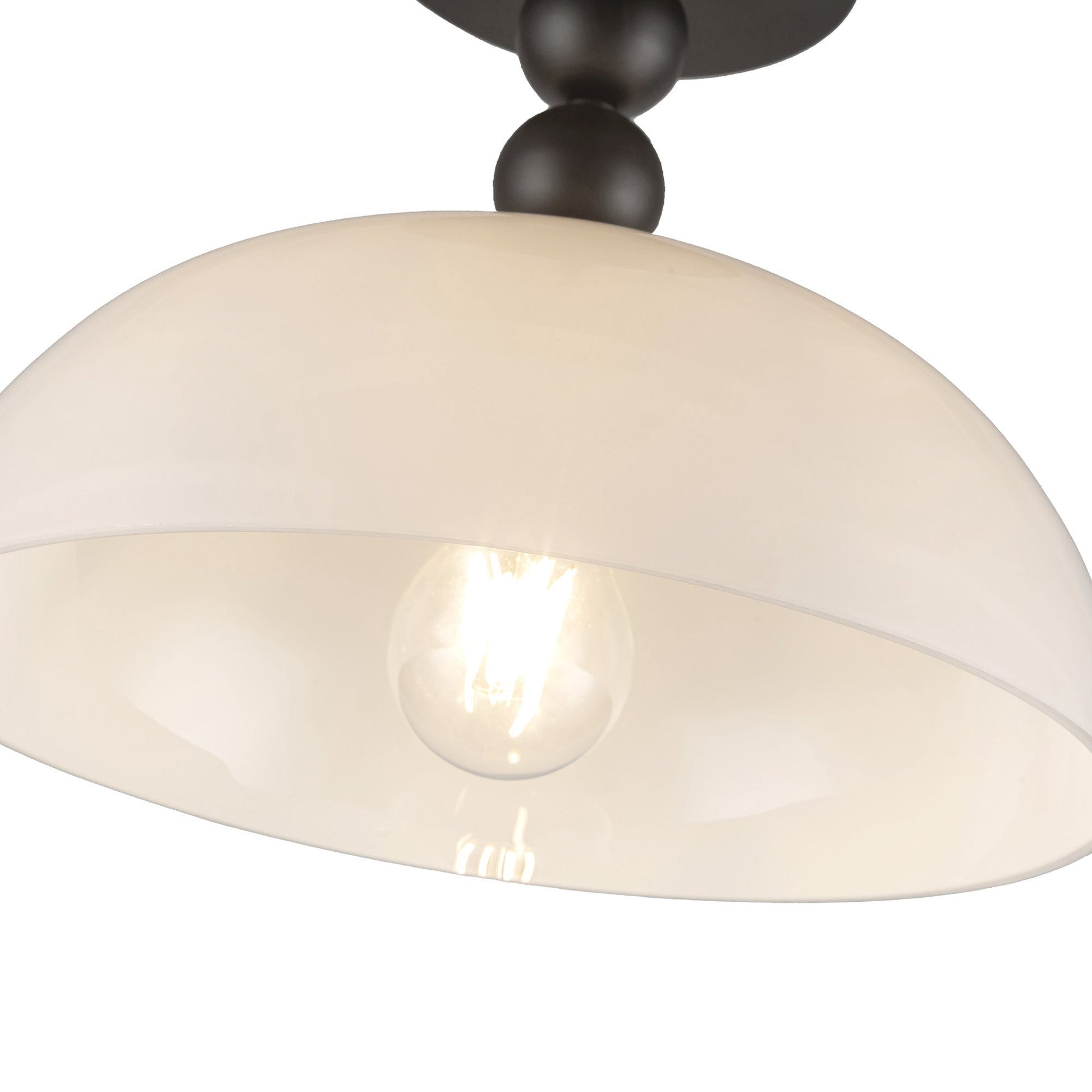 Paisley Semi Flush Mount Ceiling Light in Detail.
