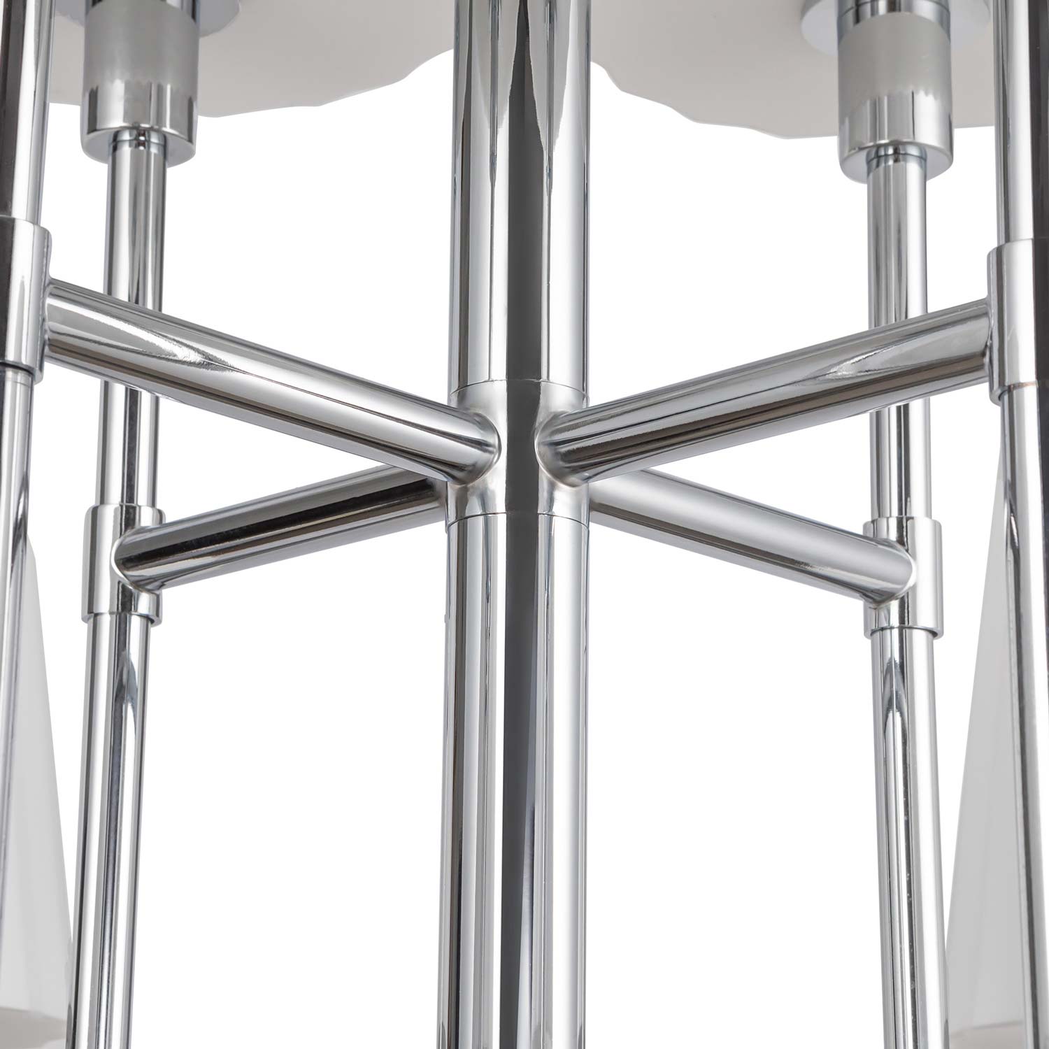 Plisse Chandelier in Detail.