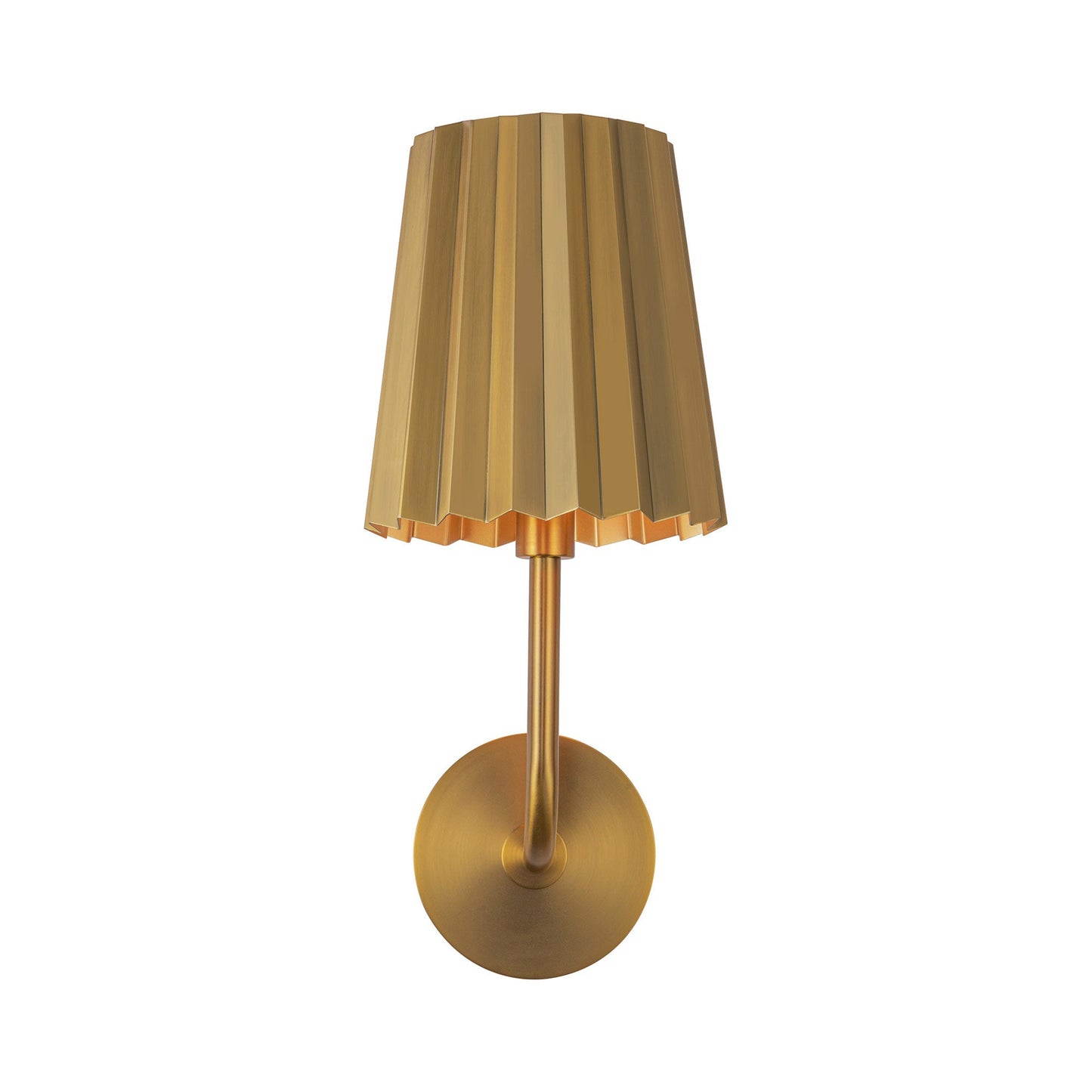 Plisse Wall Light in Detail.