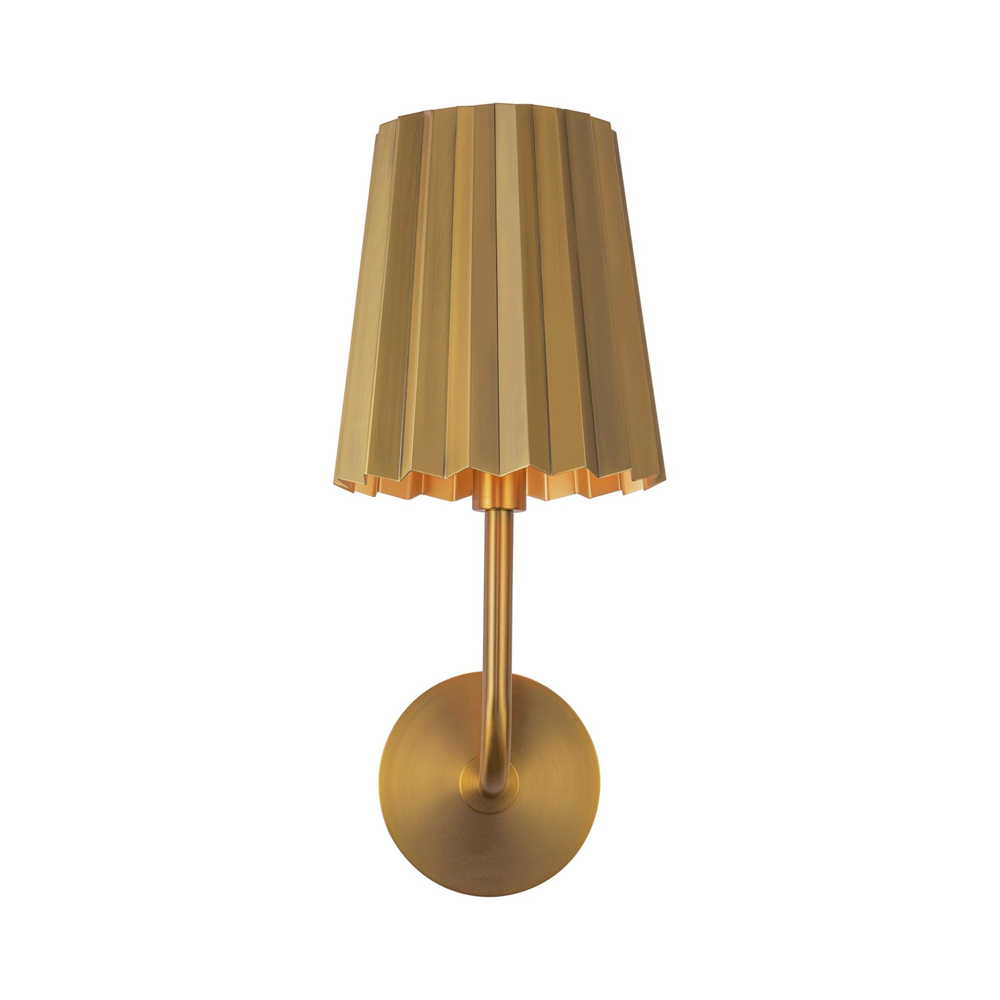 Plisse Wall Light in Detail.