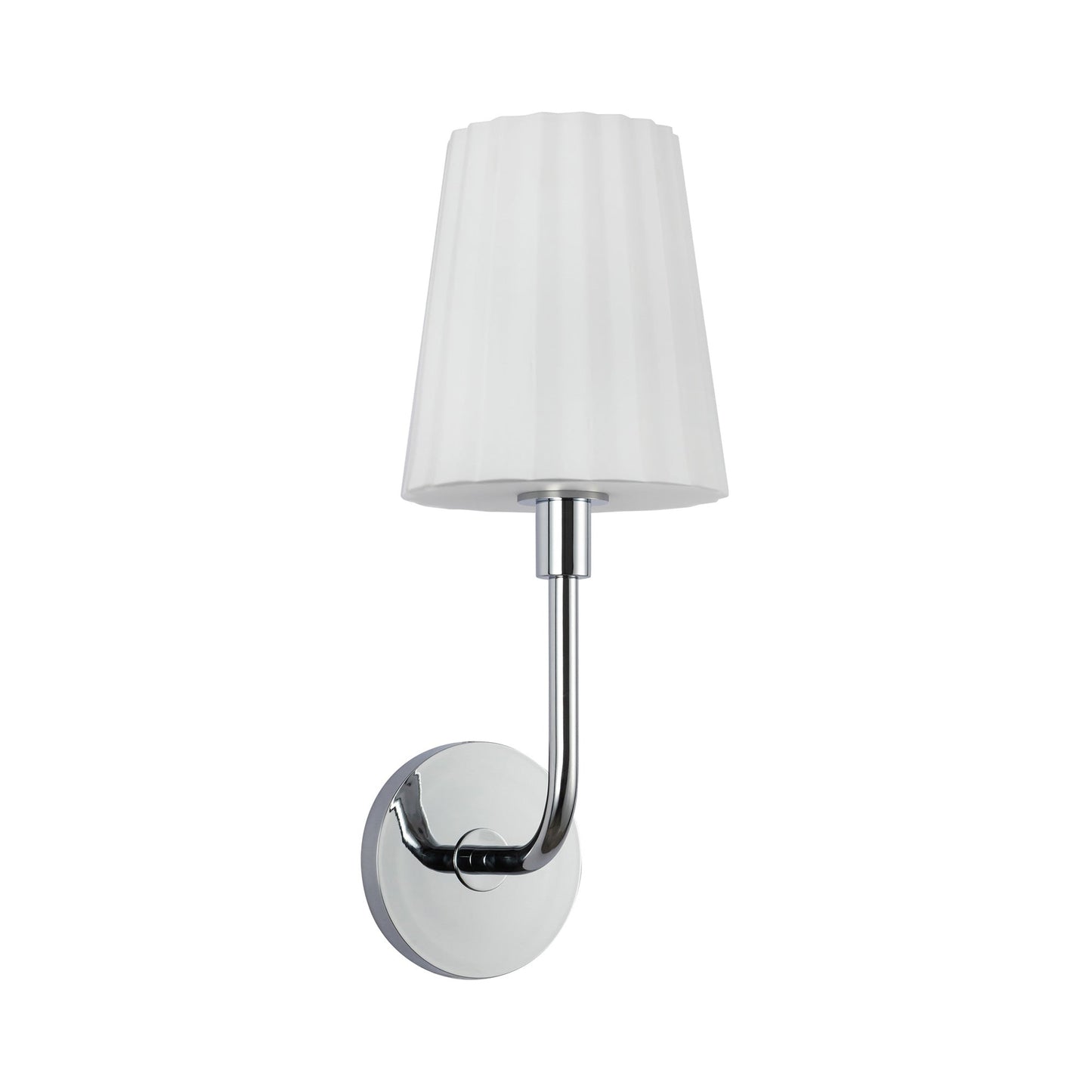 Plisse Wall Light in Detail.